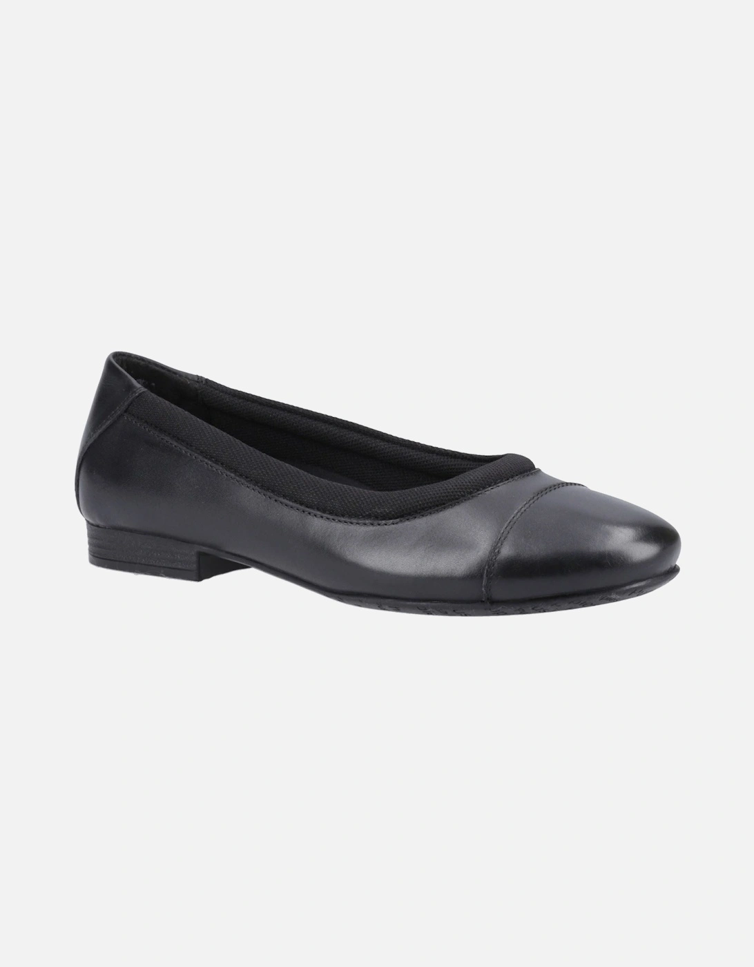 Emma Senior Leather Girls's Black Ballet Flats, 6 of 5