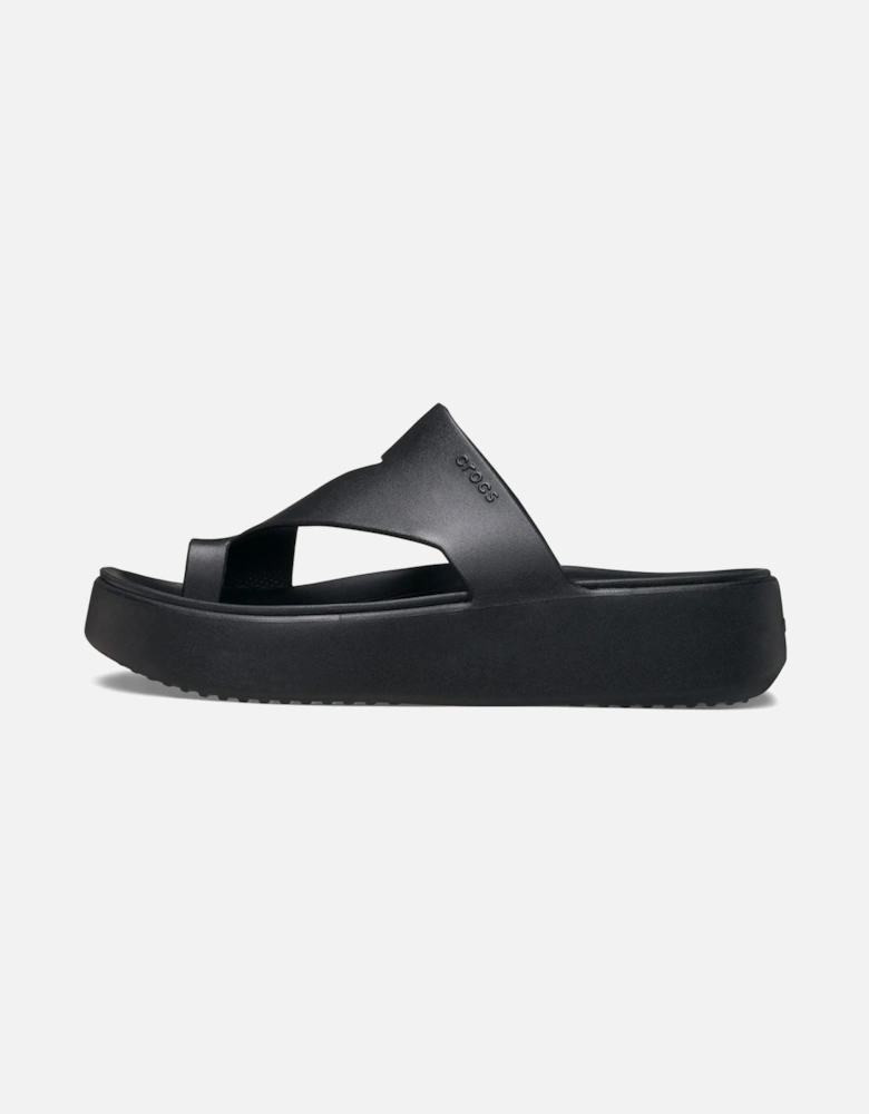 Getaway Platform Synthetic Women's Black Sandals