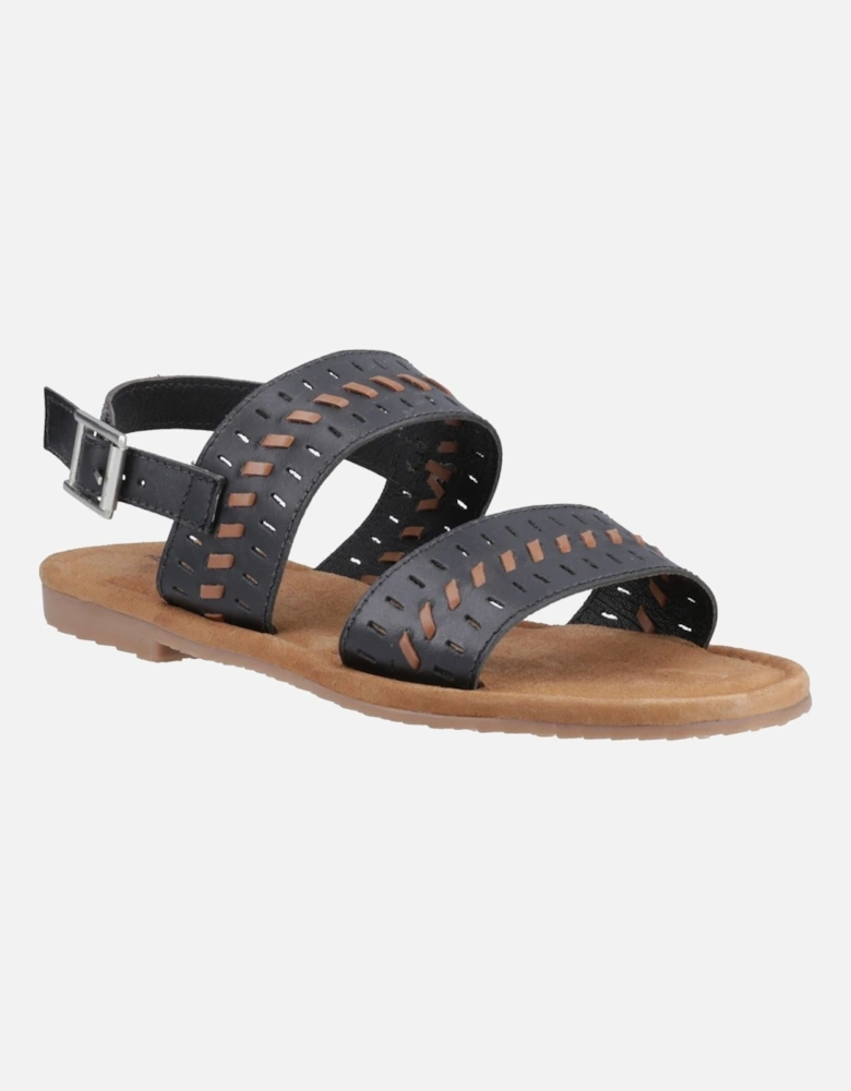 Hadley Leather Women's Black Sandals
