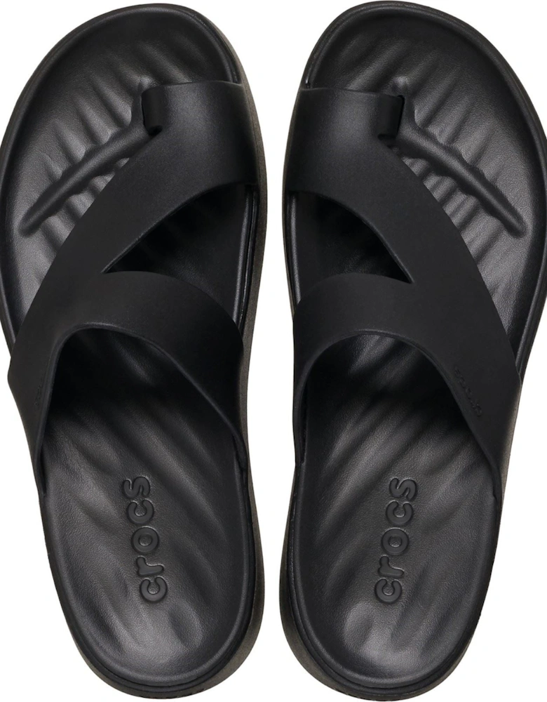 Getaway Platform Synthetic Women's Black Sandals