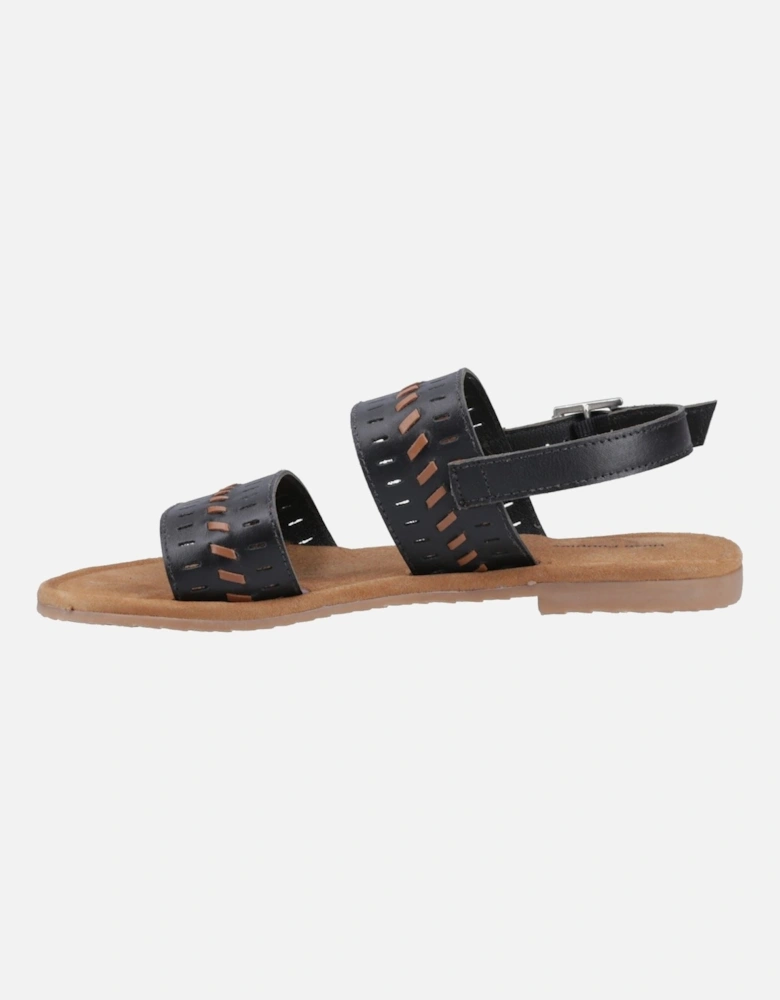 Hadley Leather Women's Black Sandals