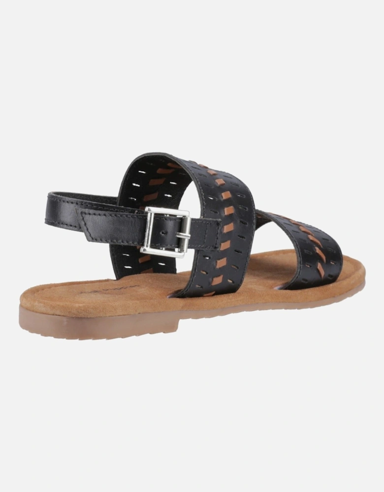 Hadley Leather Women's Black Sandals