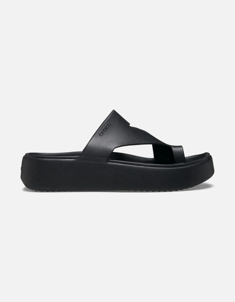 Getaway Platform Synthetic Women's Black Sandals
