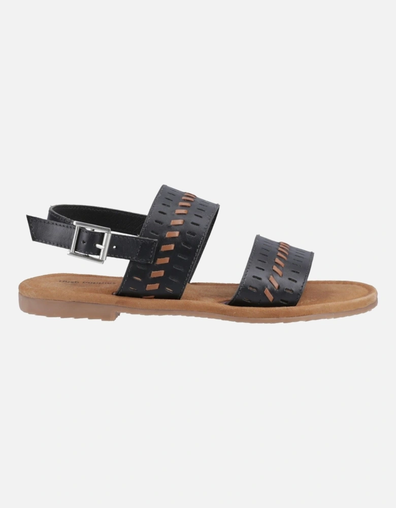 Hadley Leather Women's Black Sandals