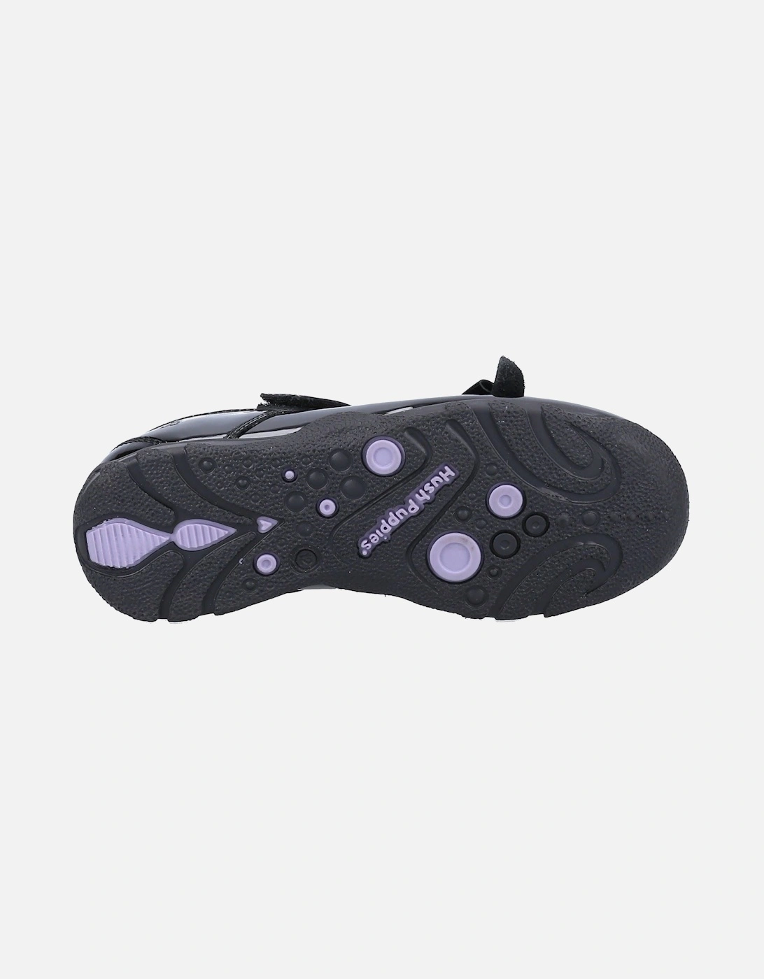CARRIE SCHOOL SHOE JNR Leather Girls's Black Shoes