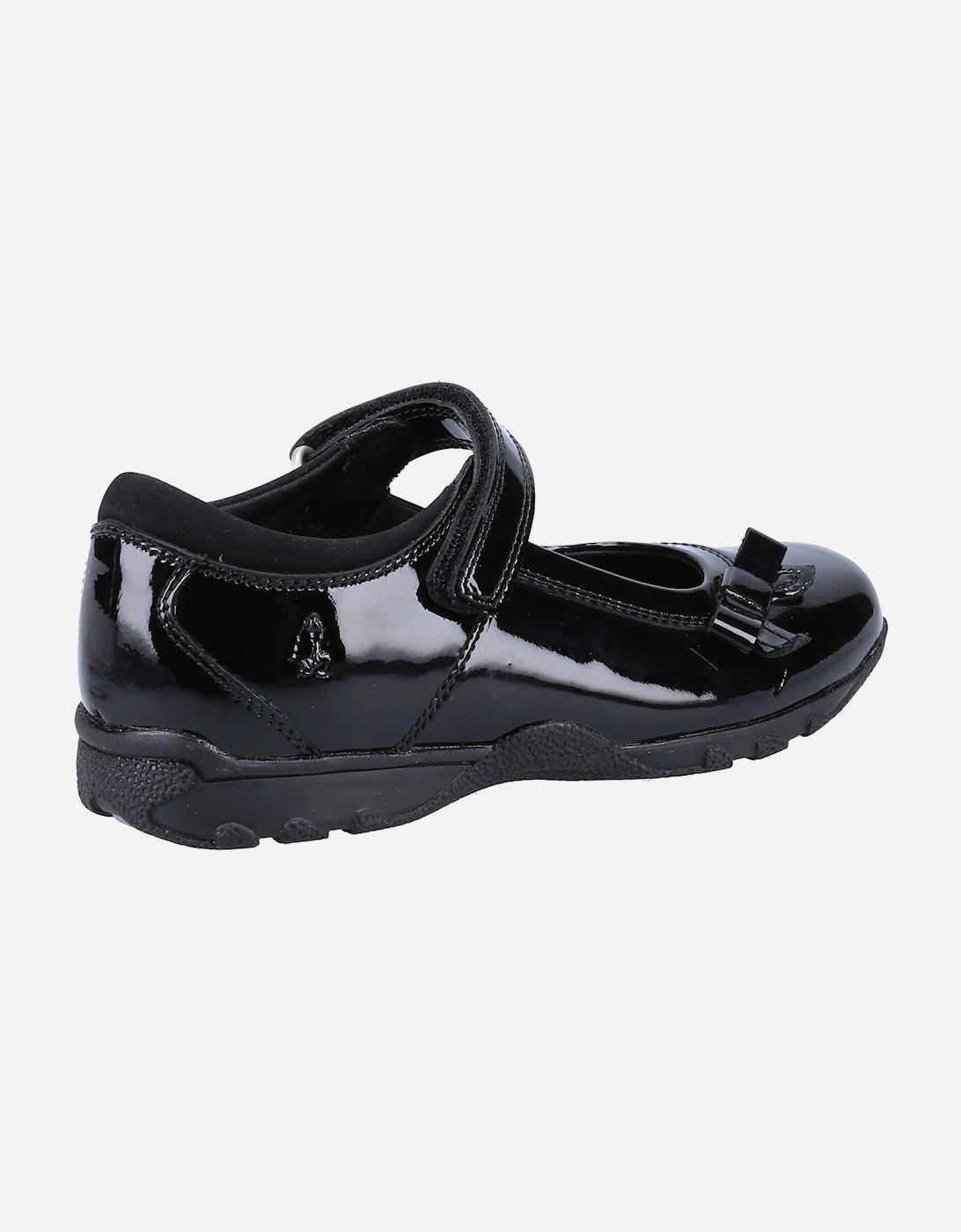 CARRIE SCHOOL SHOE JNR Leather Girls's Black Shoes
