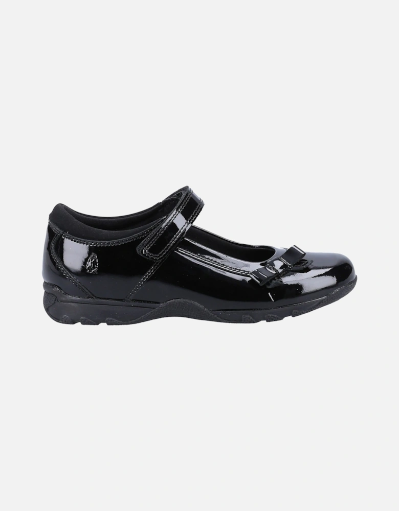 CARRIE SCHOOL SHOE JNR Leather Girls's Black Shoes