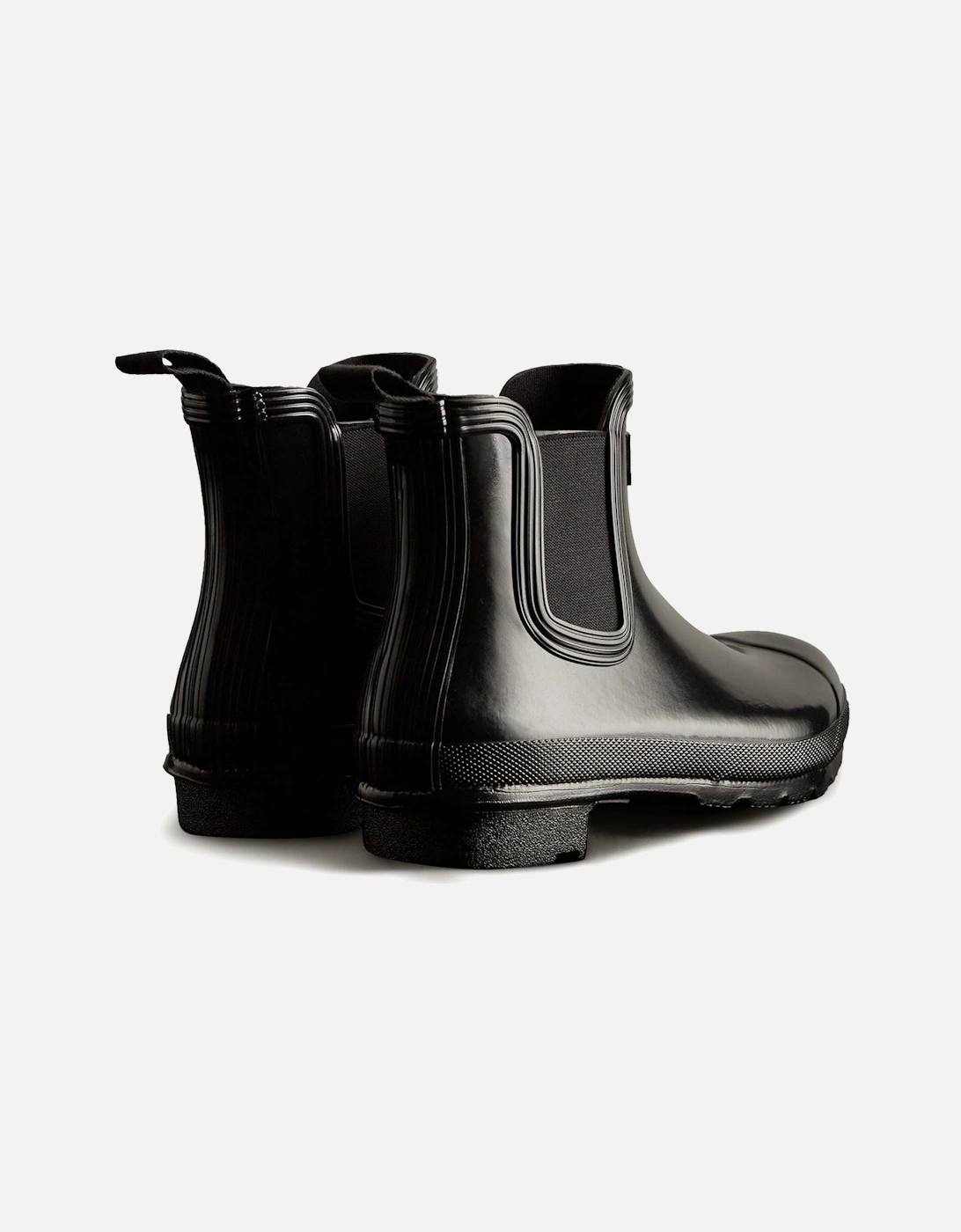 Original Chelsea Gloss Rubber Women's Black Wellington Boots