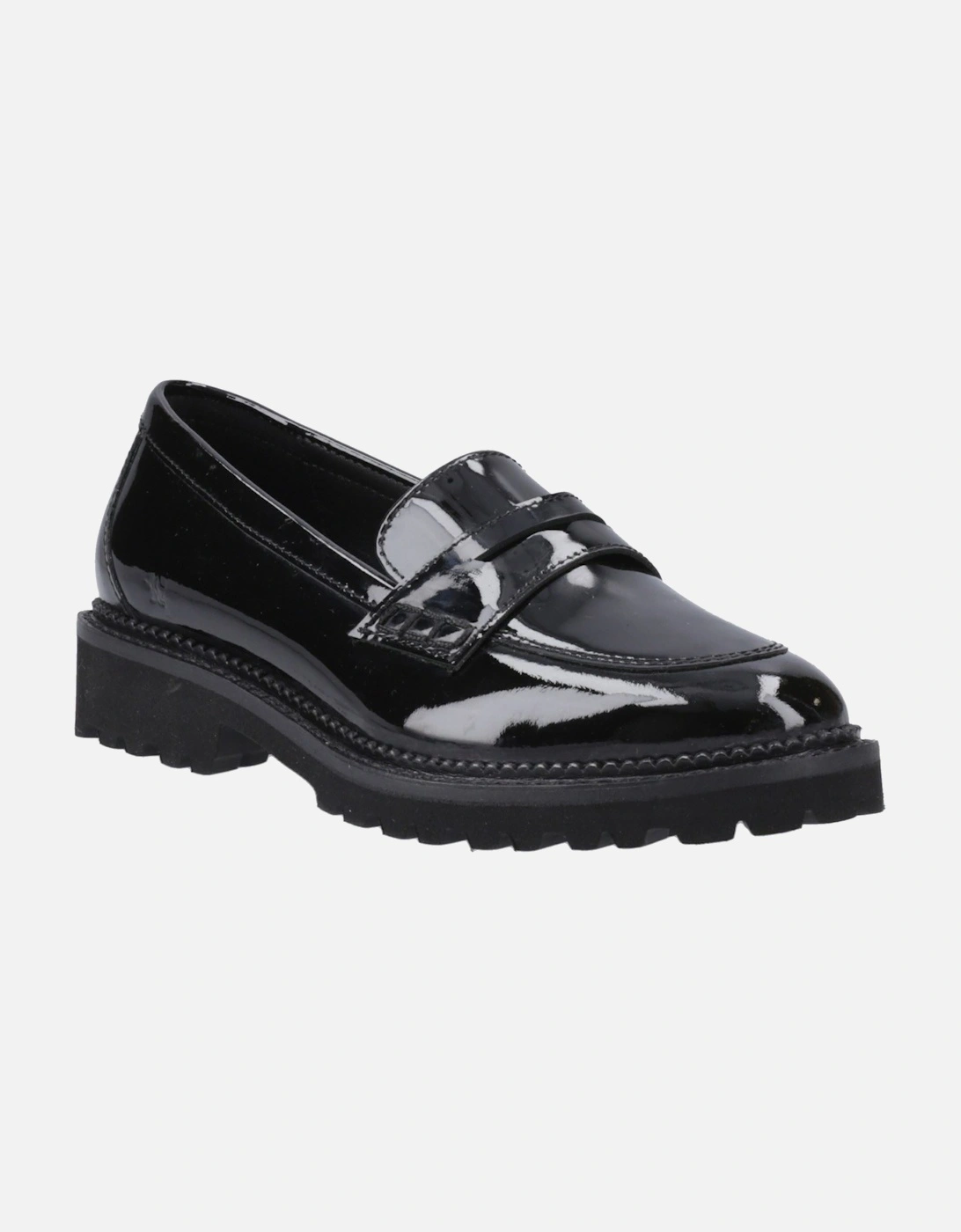 Grazia Leather Girls's Black Loafers, 6 of 5