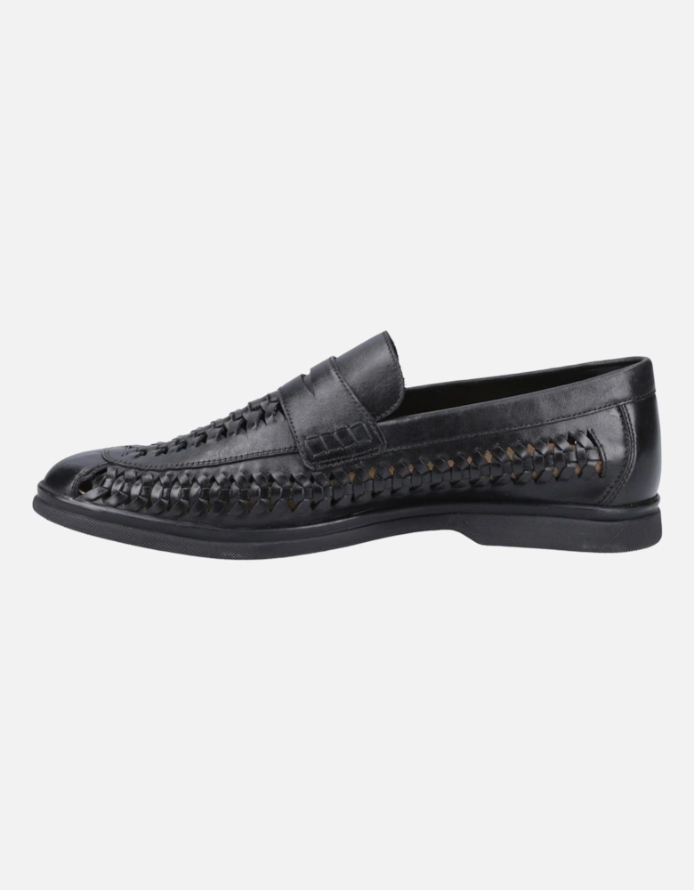 Bowie Leather Men's Black Loafers