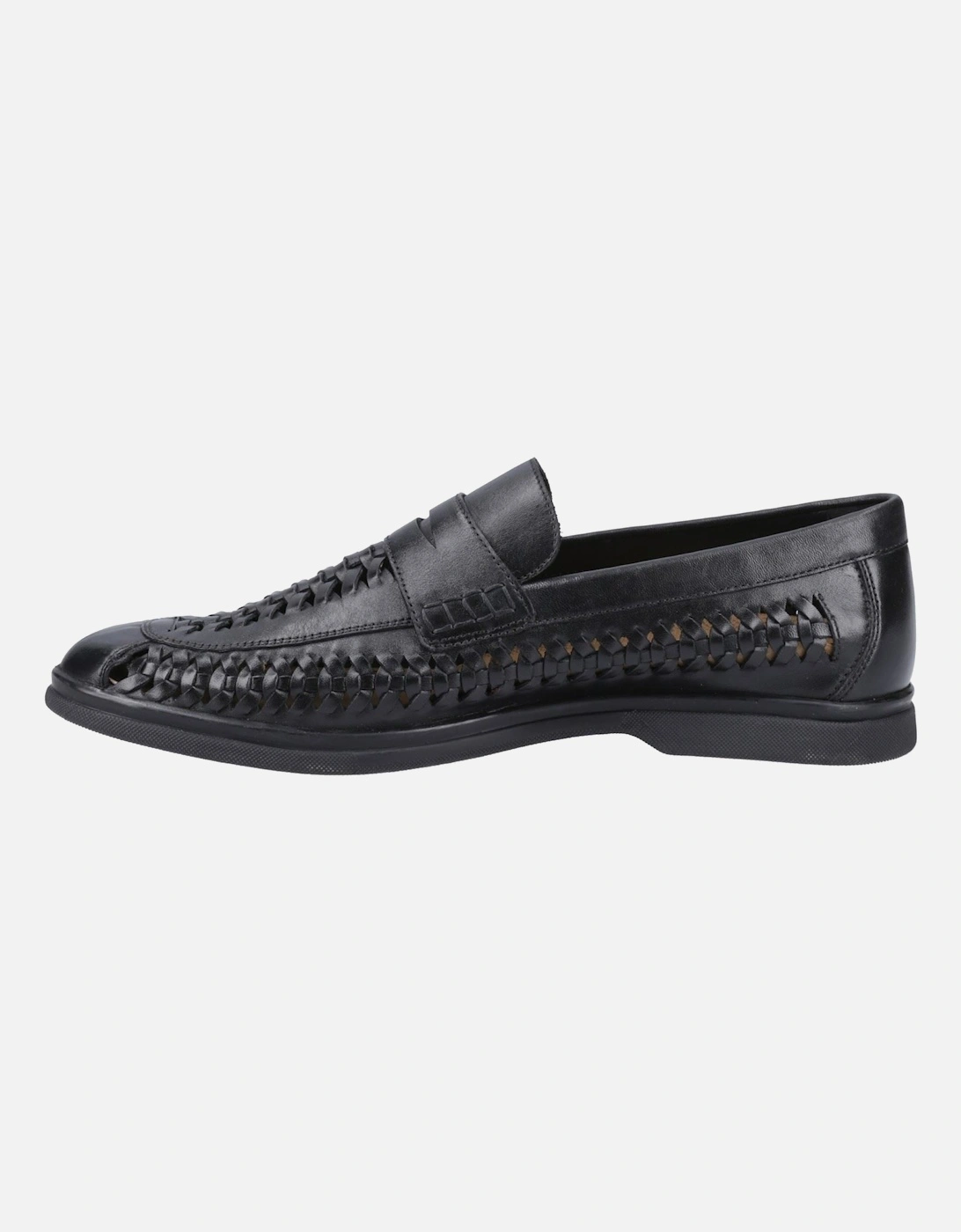 Bowie Leather Men's Black Loafers