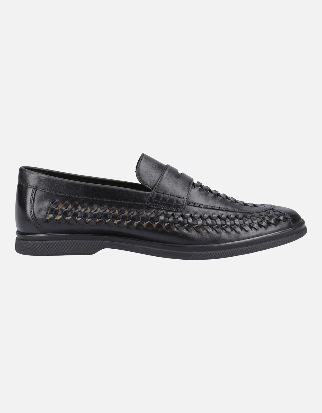Bowie Leather Men's Black Loafers