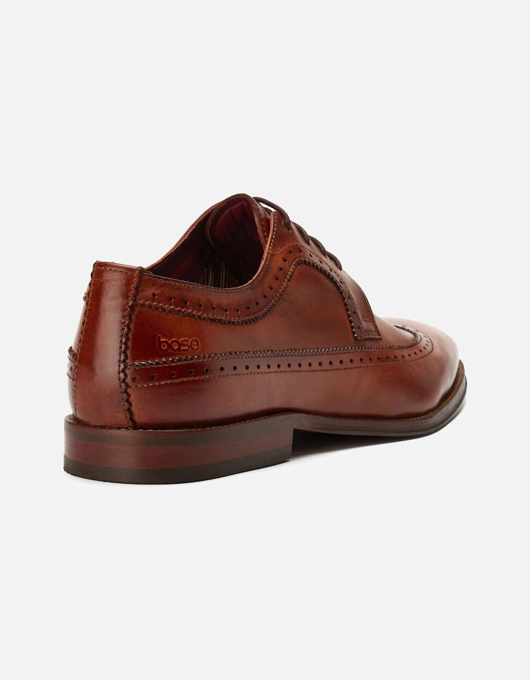 London Havisham Leather Men's Tan Derby Shoes