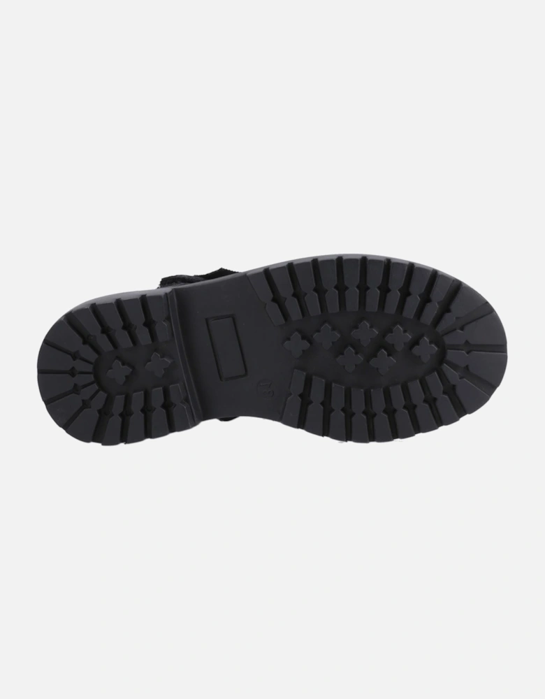 Astrid Bow Leather Girls's Black Shoes