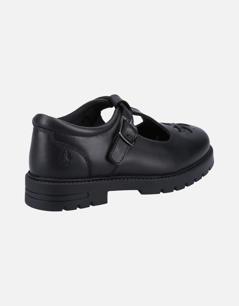 Fiona SNR Leather Girls's Black Shoes