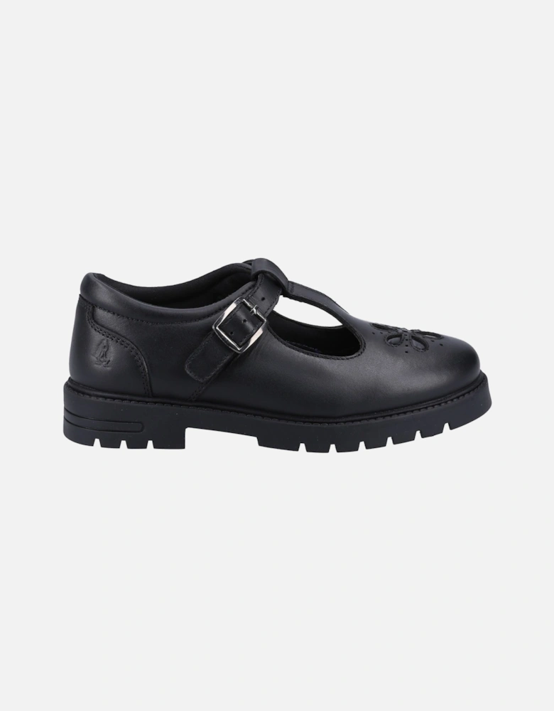 Fiona SNR Leather Girls's Black Shoes