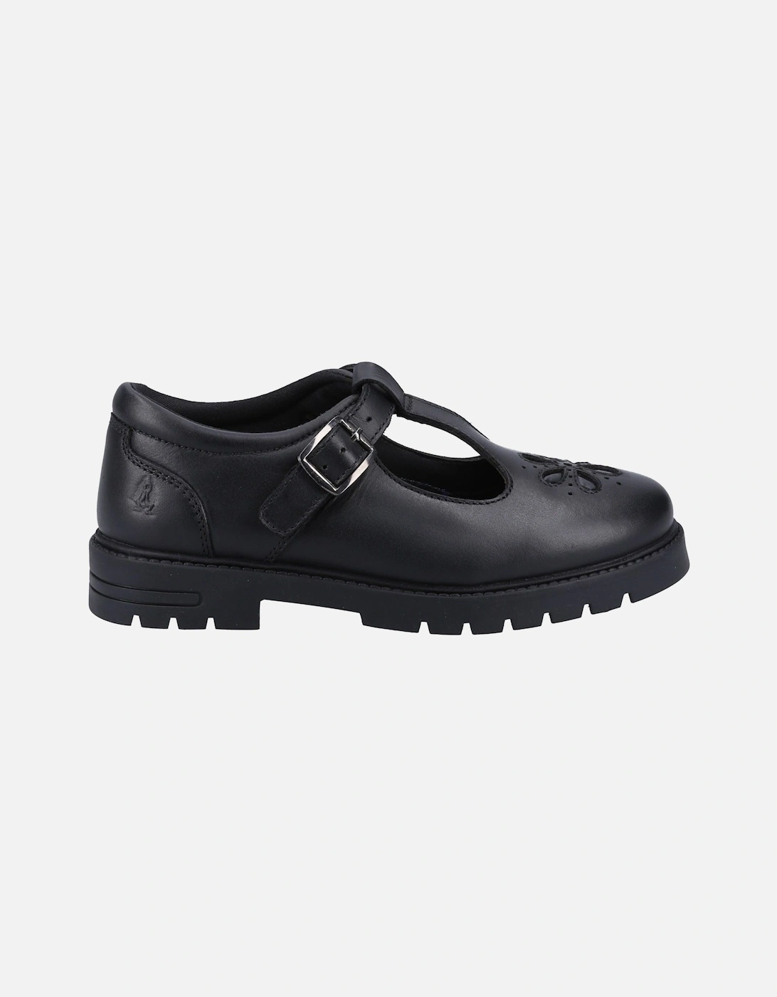 Fiona SNR Leather Girls's Black Shoes