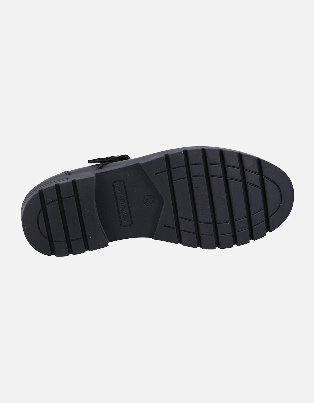 Fiona SNR Leather Girls's Black Shoes