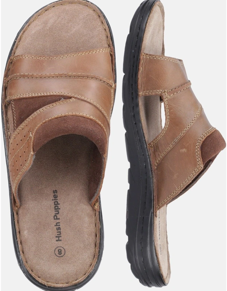 Archer Leather Men's Tan Sandals