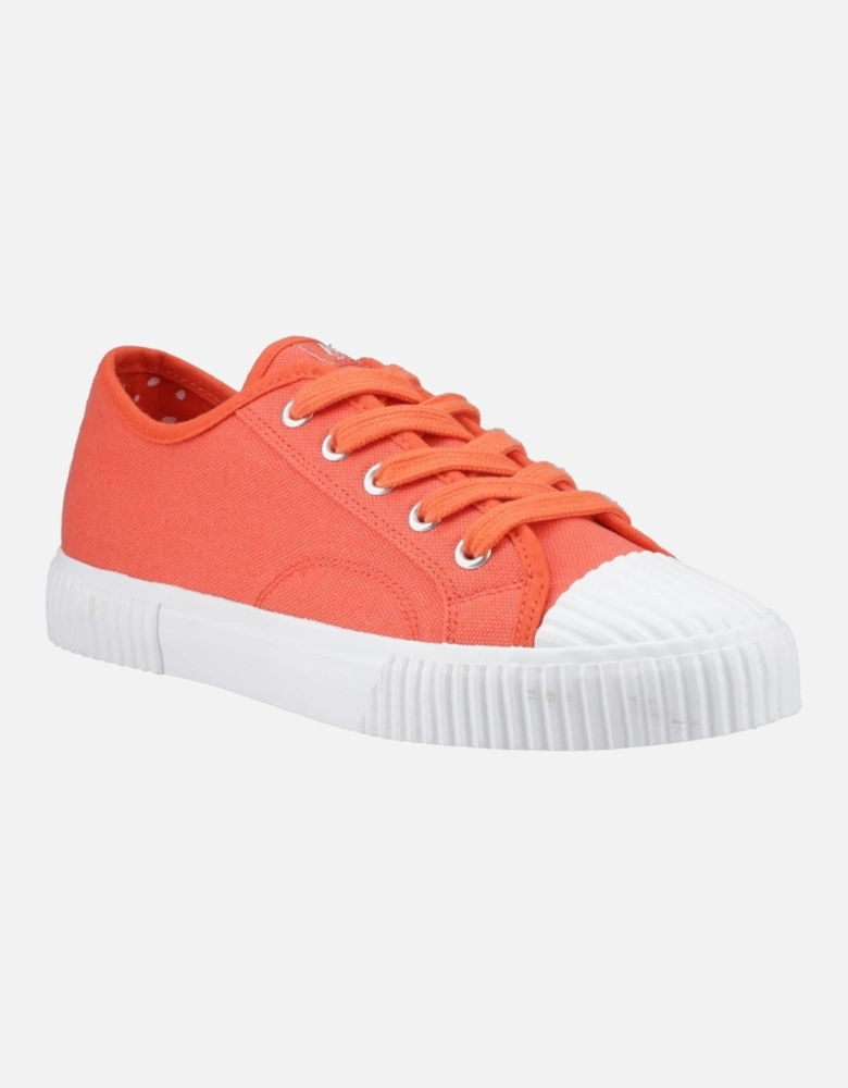 Freya Canvas Textile Women's Orange Trainers