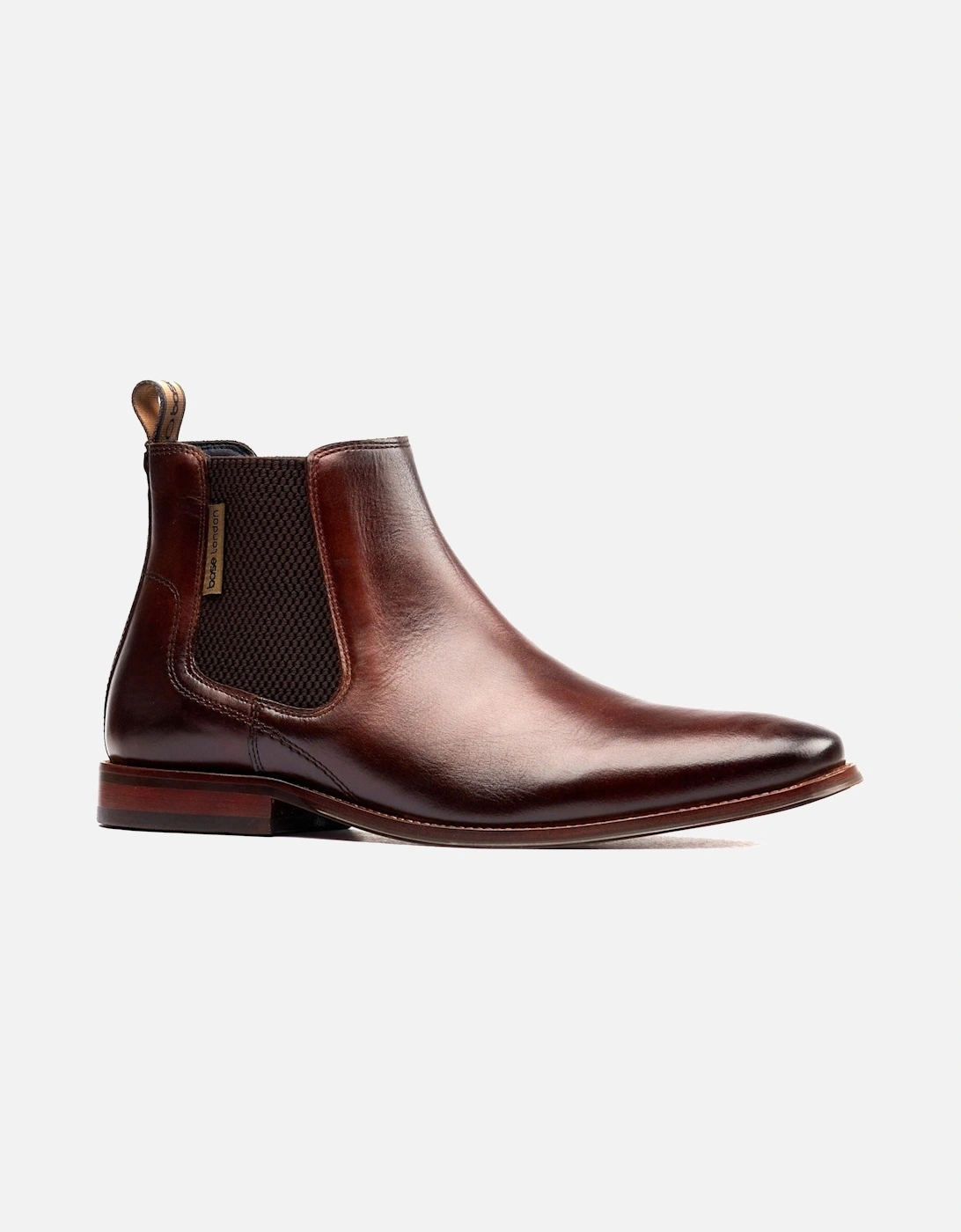 London Sikes Leather Men's Brown Boots, 5 of 4