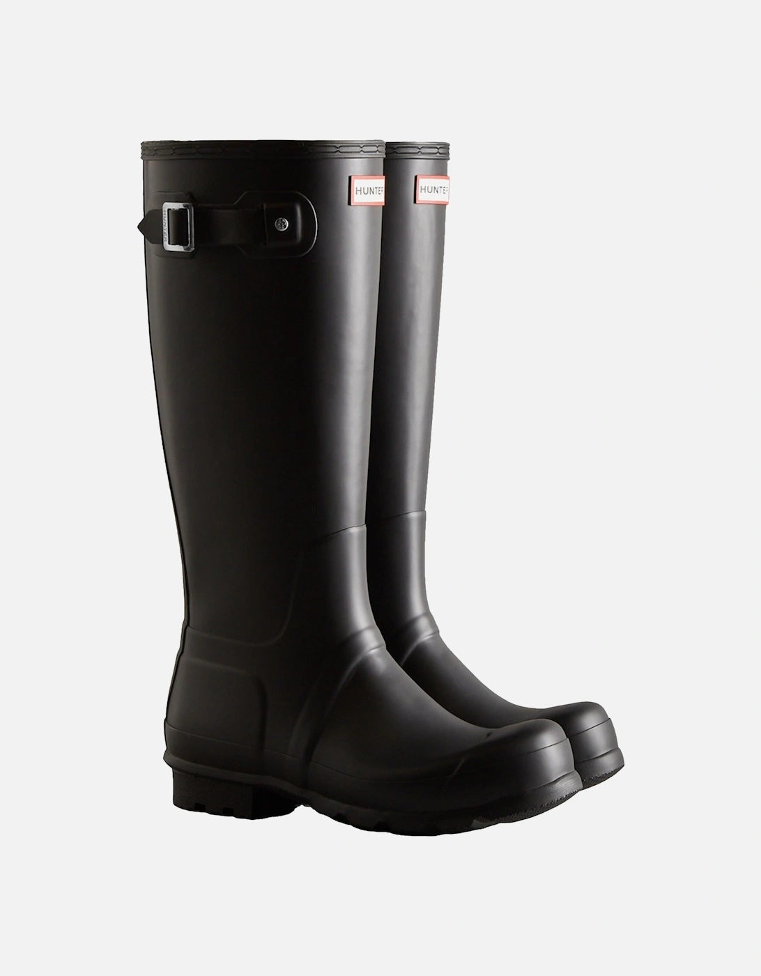 Men's Hunter Original Tall Rubber Men's Black Wellington Boots - Size: UK 7 / eu 40 / us 8