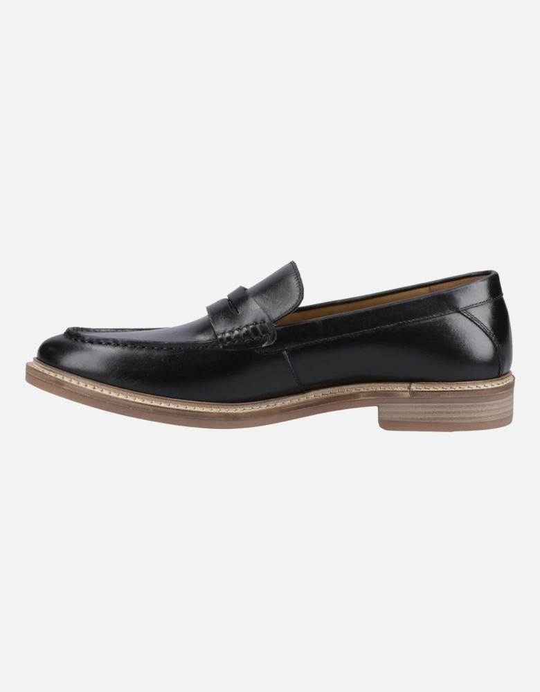 Benedict Leather Men's Black Loafers
