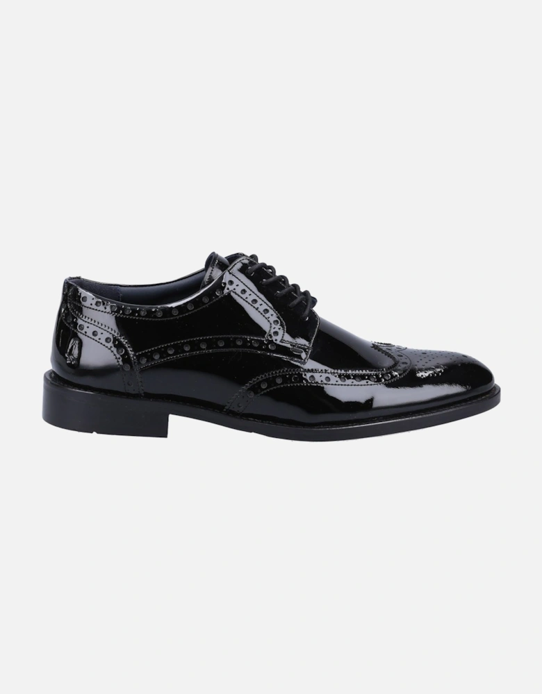 Dustin Brogue Patent Leather Men's Black Patent Brogues Shoes