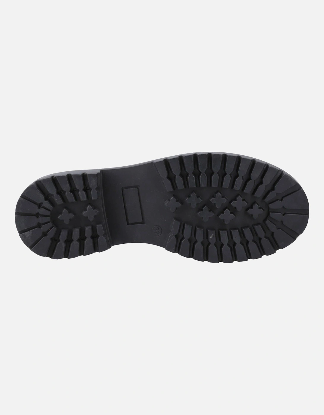 Aubrey Leather Girls's Black Derby Shoes
