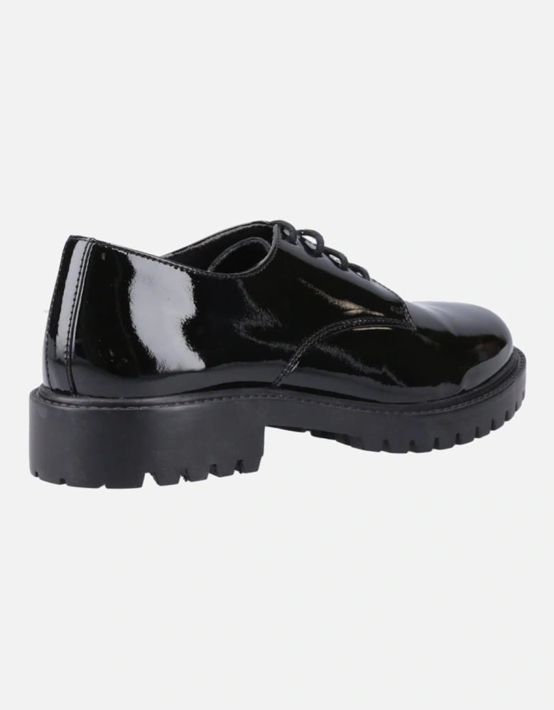 Aubrey Leather Girls's Black Derby Shoes