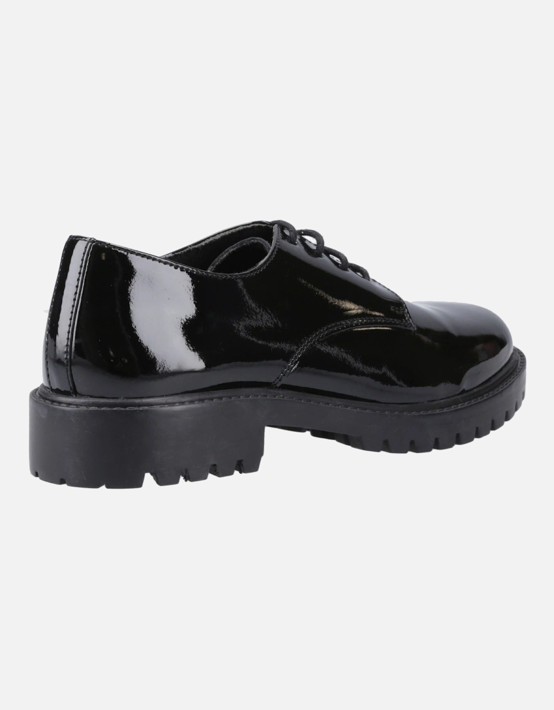 Aubrey Leather Girls's Black Derby Shoes