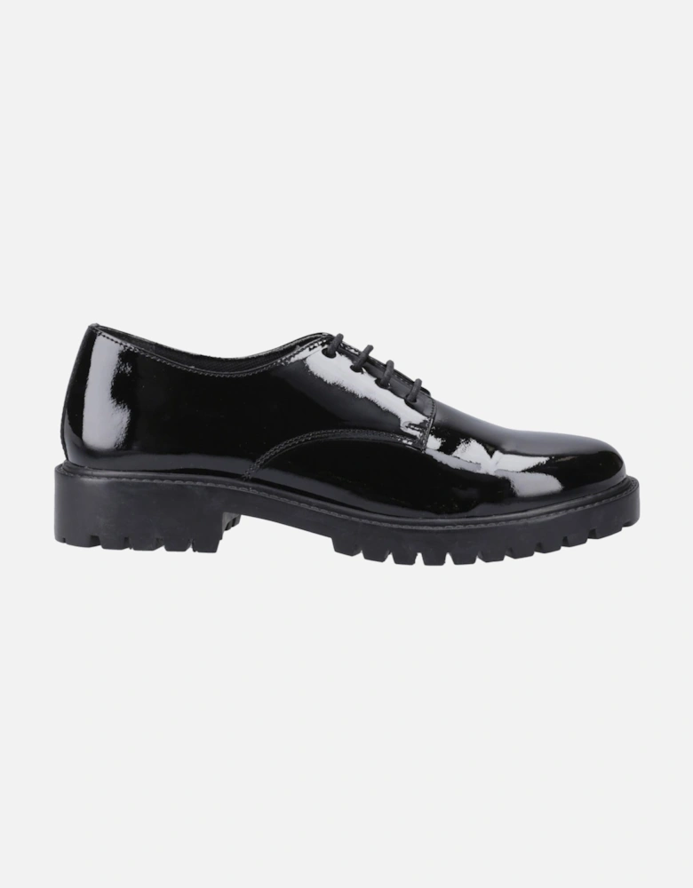 Aubrey Leather Girls's Black Derby Shoes