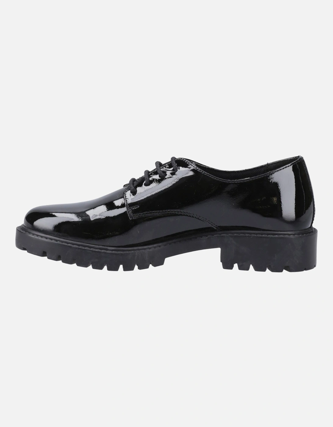 Aubrey Leather Girls's Black Derby Shoes