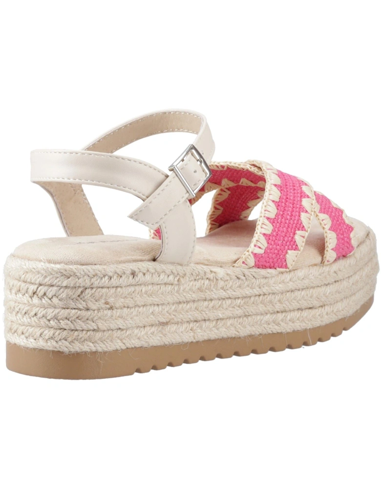 Jemma Espadrille Polyurethane Women's Fuchsia Sandals