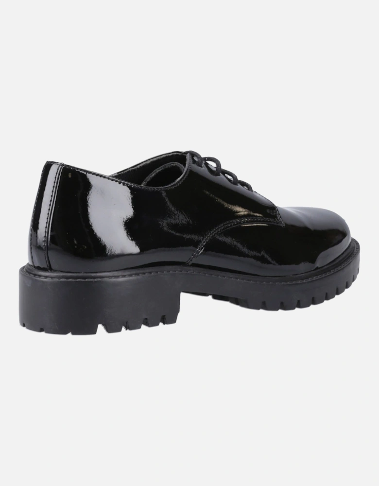 Aubrey Leather Girls's Black Derby Shoes