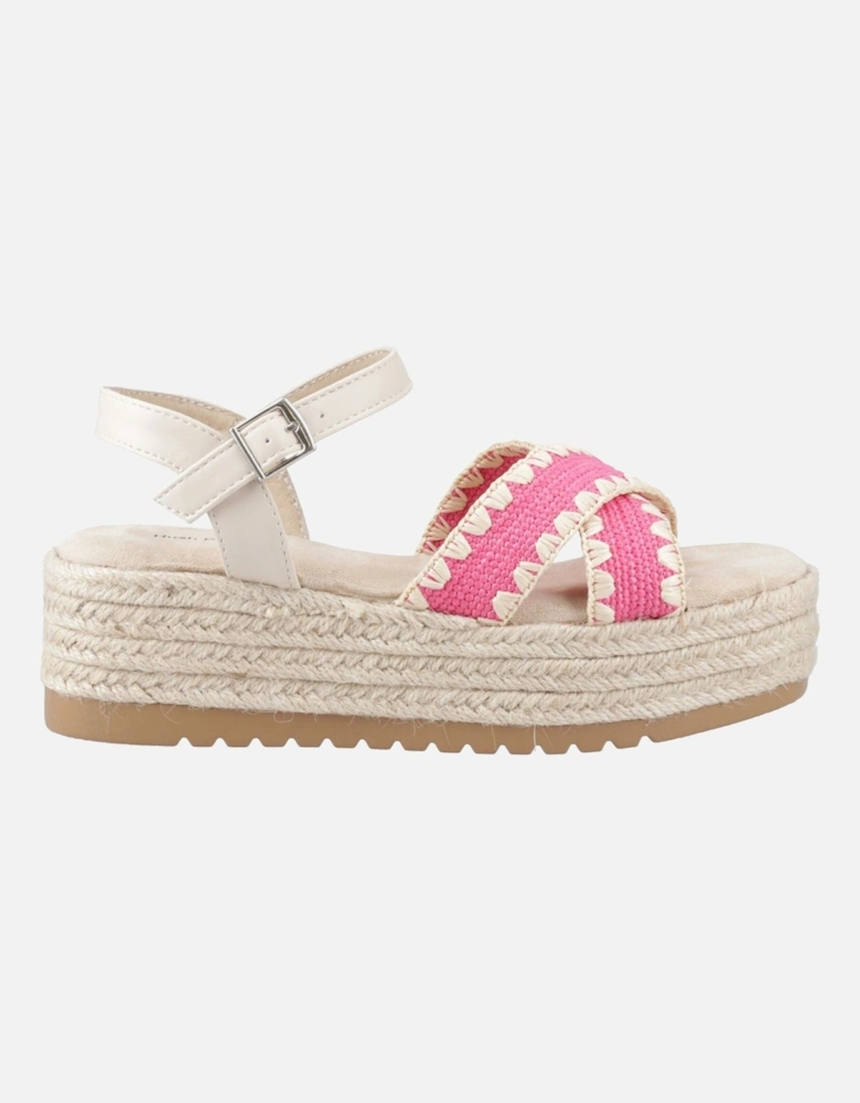 Jemma Espadrille Polyurethane Women's Fuchsia Sandals