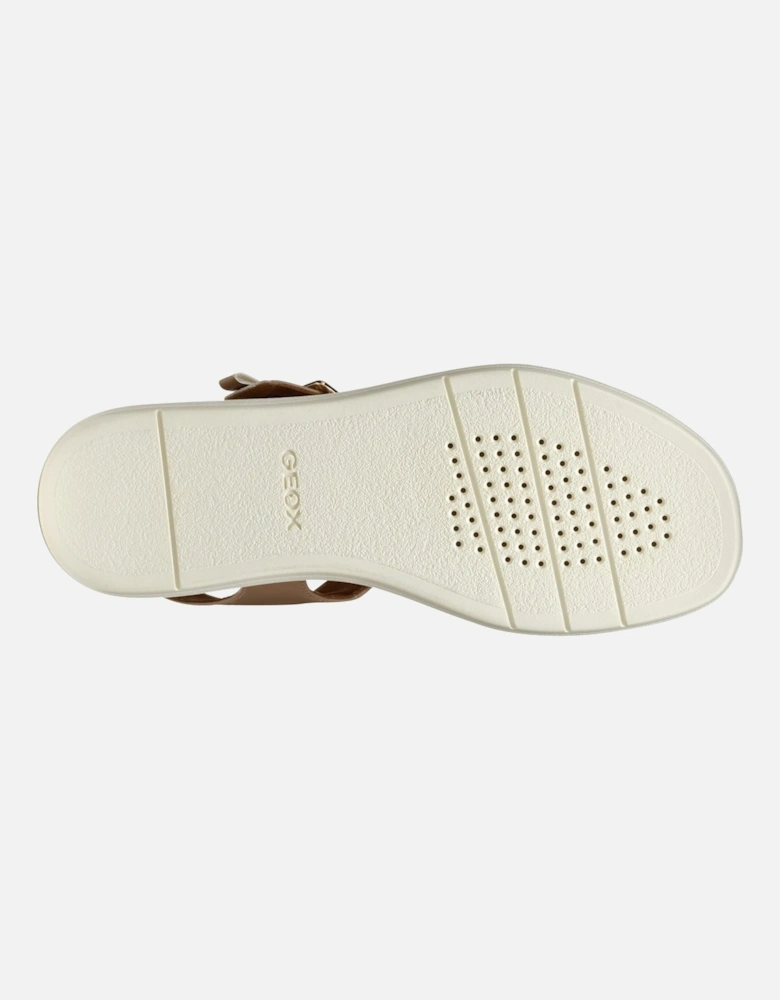 D CAMALEI Synthetic Polyurethane Women's Caramel Sandals