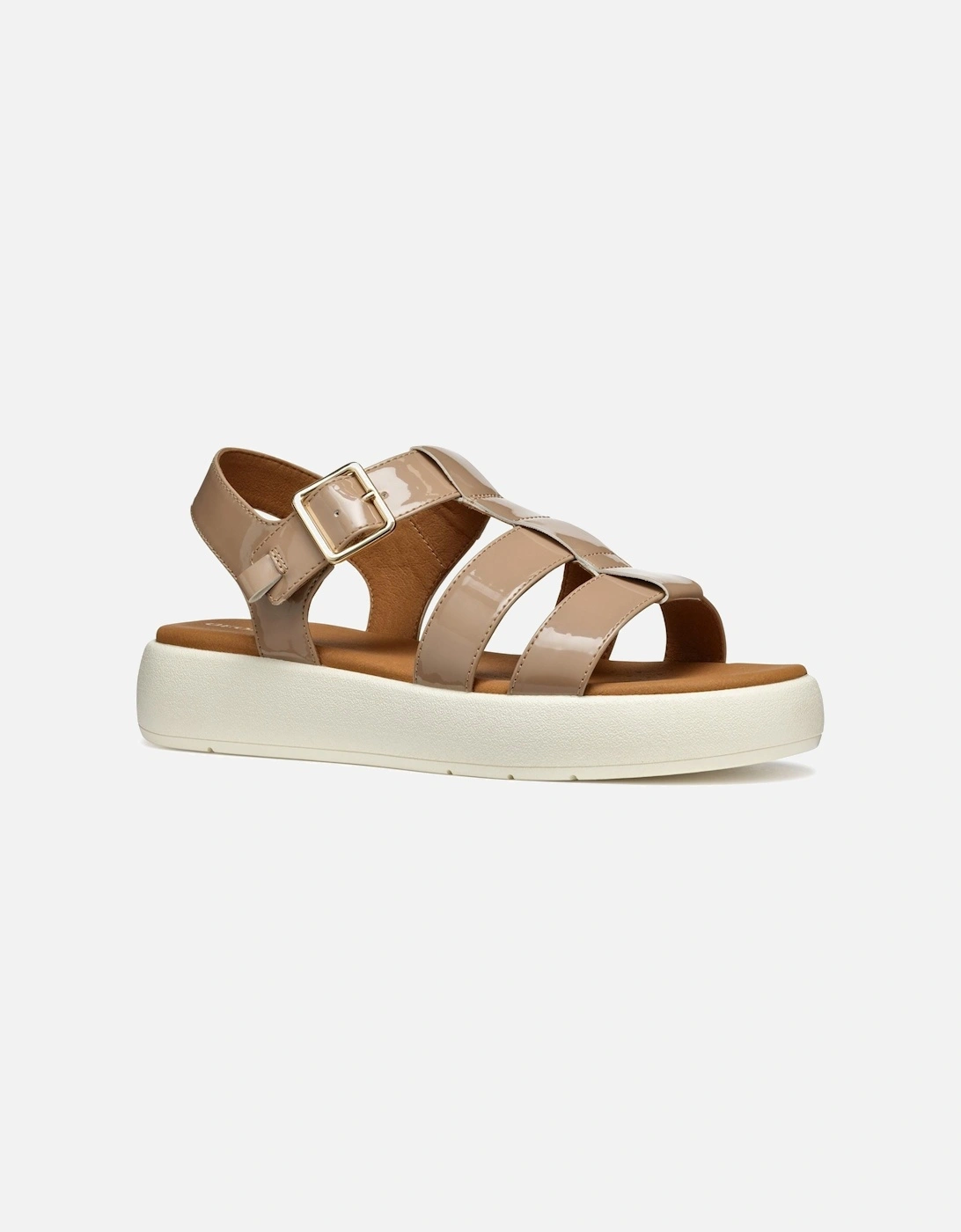 D CAMALEI Synthetic Polyurethane Women's Caramel Sandals, 6 of 5