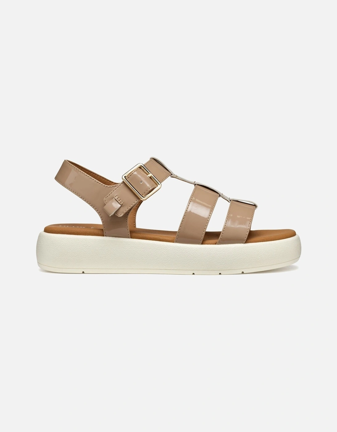 D CAMALEI Synthetic Polyurethane Women's Caramel Sandals
