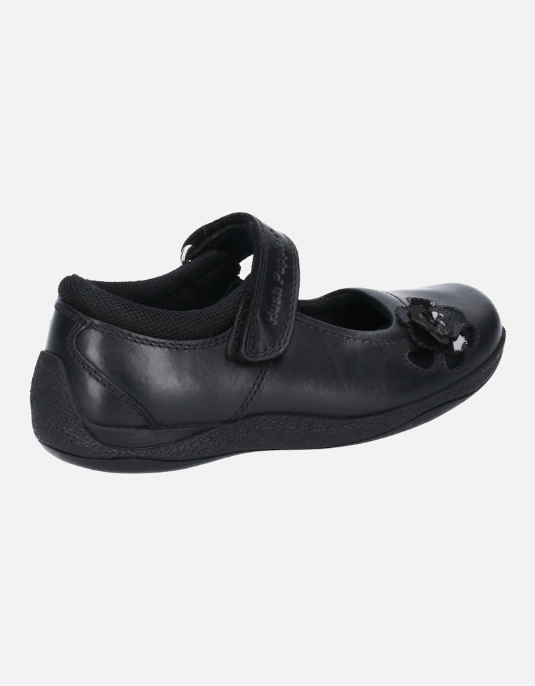 Jessica Junior Leather Girls's Black Shoes