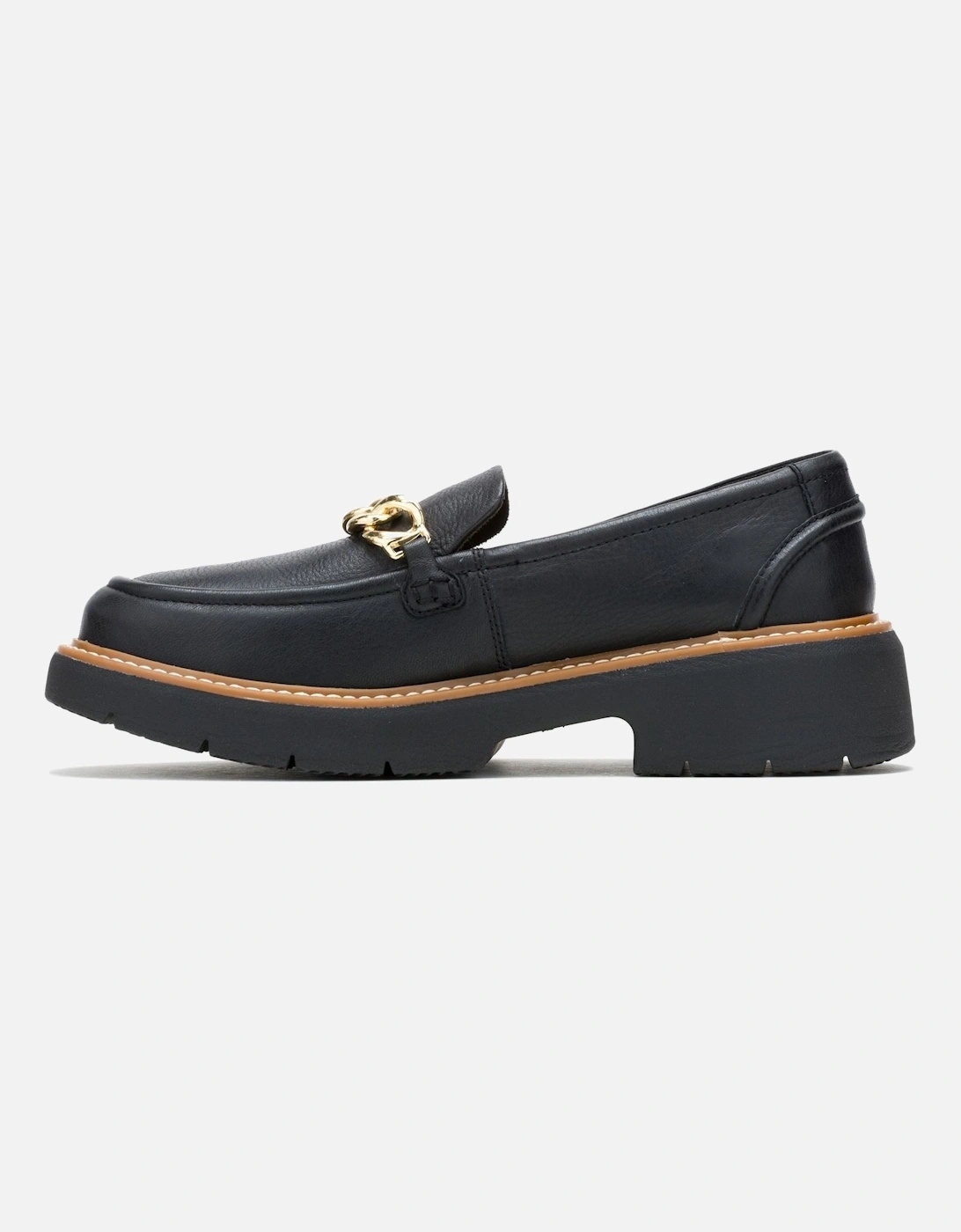 Jodie Leather Women's Black Loafers