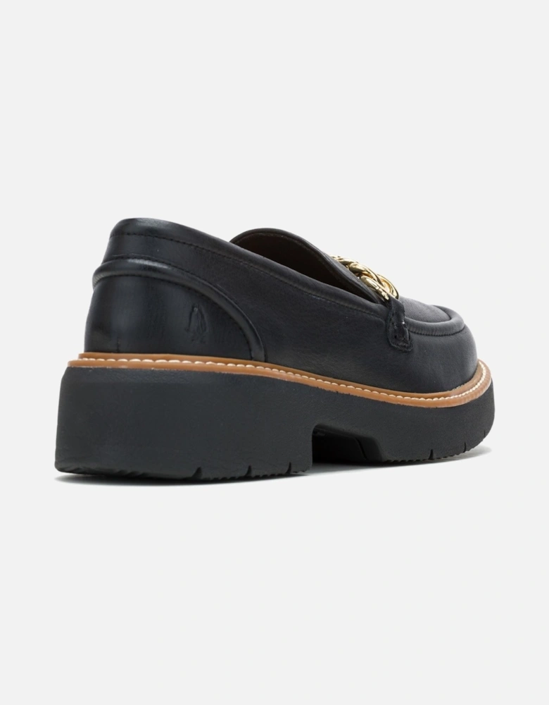 Jodie Leather Women's Black Loafers