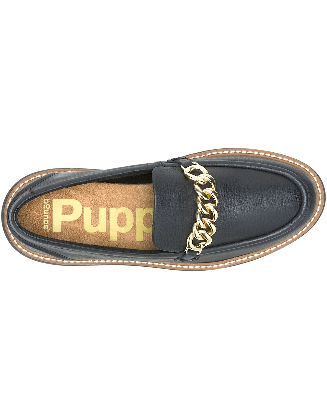 Jodie Leather Women's Black Loafers