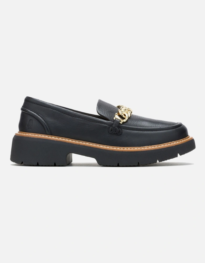 Jodie Leather Women's Black Loafers