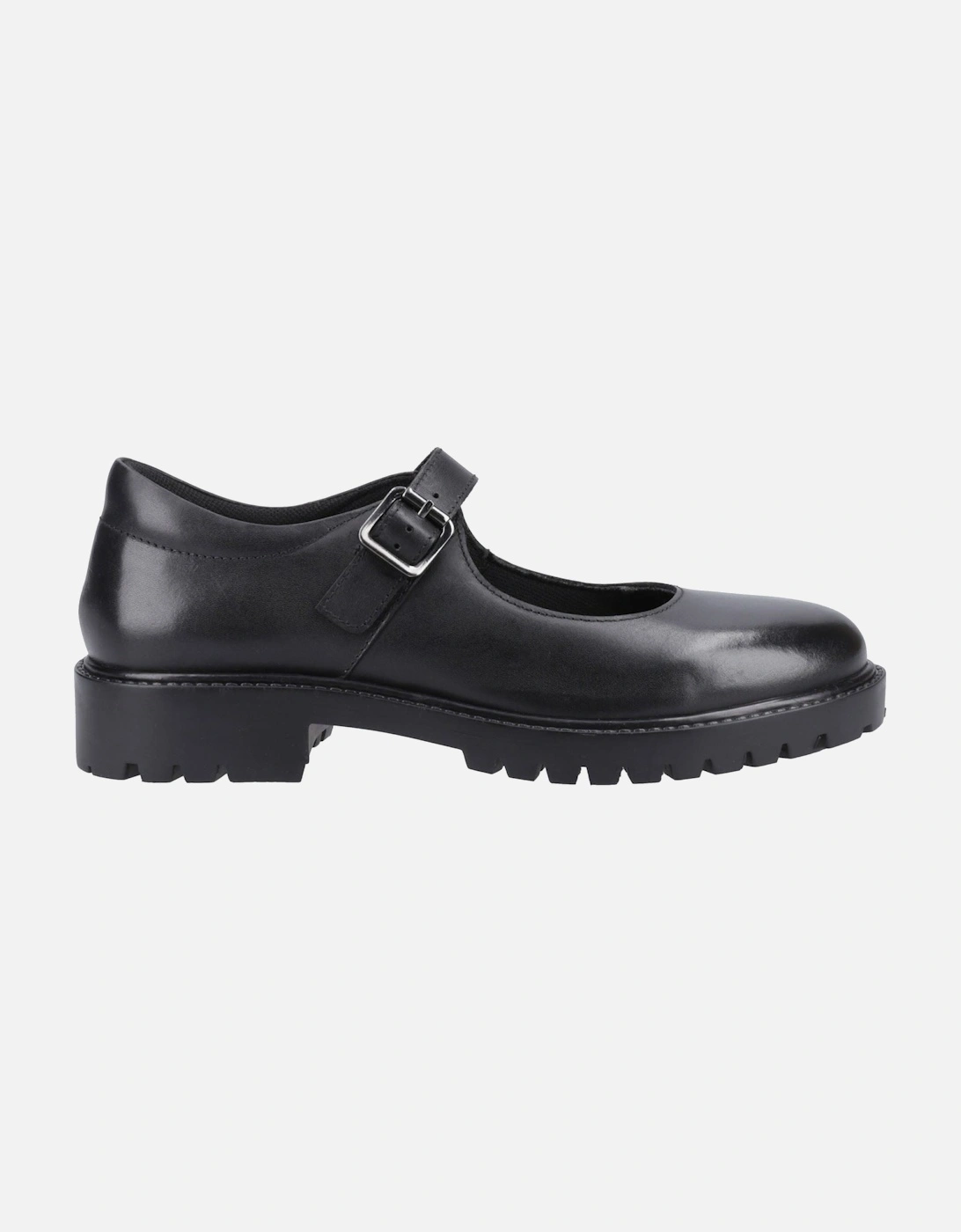 Aurora Senior Leather Girls's Black Shoes