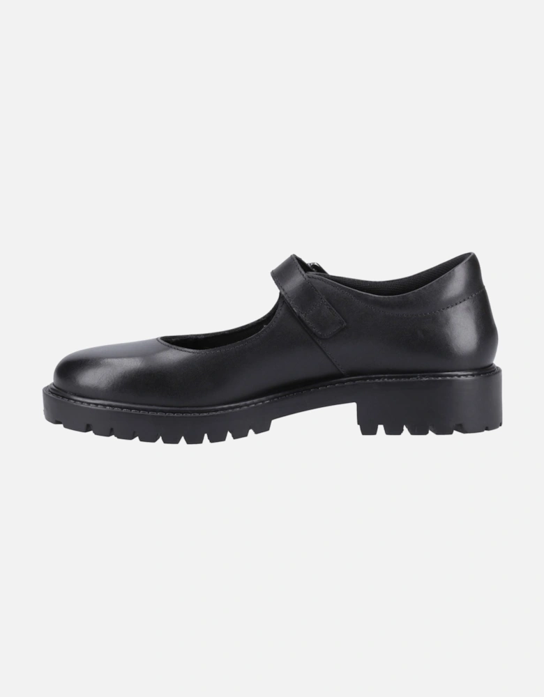 Aurora Senior Leather Girls's Black Shoes