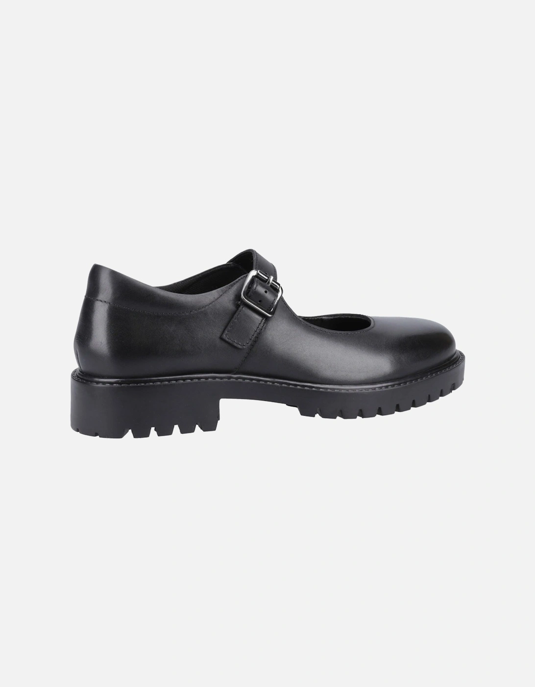 Aurora Senior Leather Girls's Black Shoes