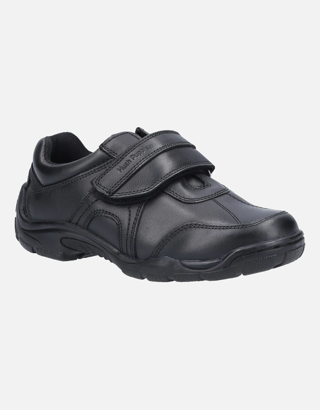 Hush Puppies Boy's Hush Puppies Arlo Junior Black Leather Shoes