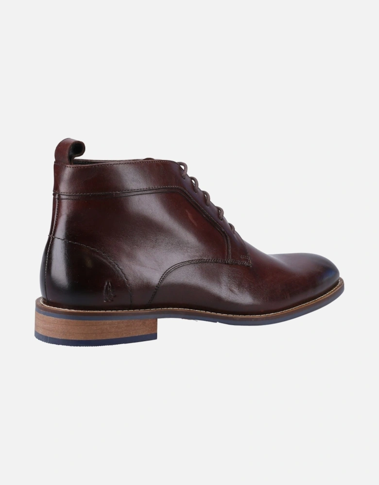 Declan Lace Leather Men's Brown Boots