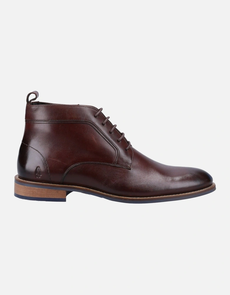 Declan Lace Leather Men's Brown Boots